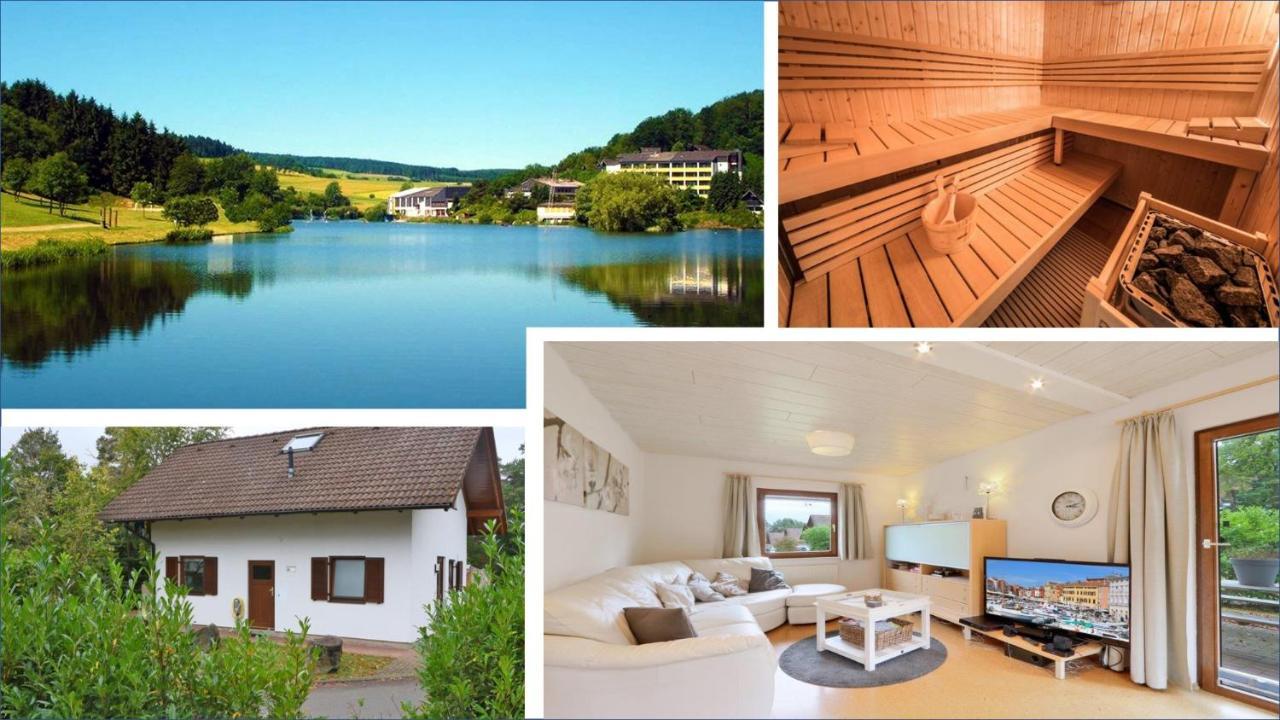 Seepark Kirchheim Ferienhaus Bei Anne Mit Sauna 외부 사진